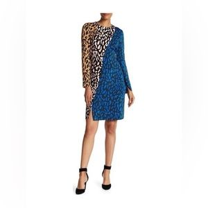 Diane Von Furstenberg DVF Belmont Leopard Print Dress